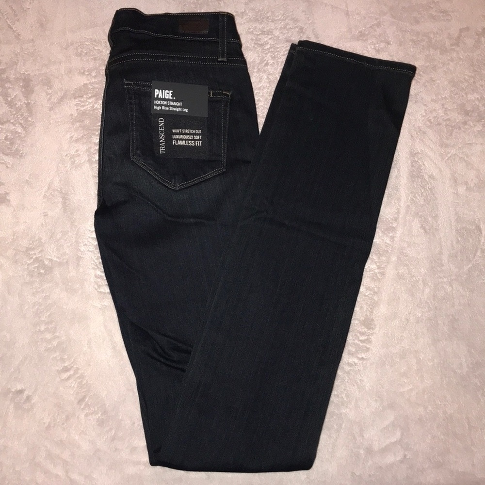 Paige Hoxton Straight high Rise Jeans size 24